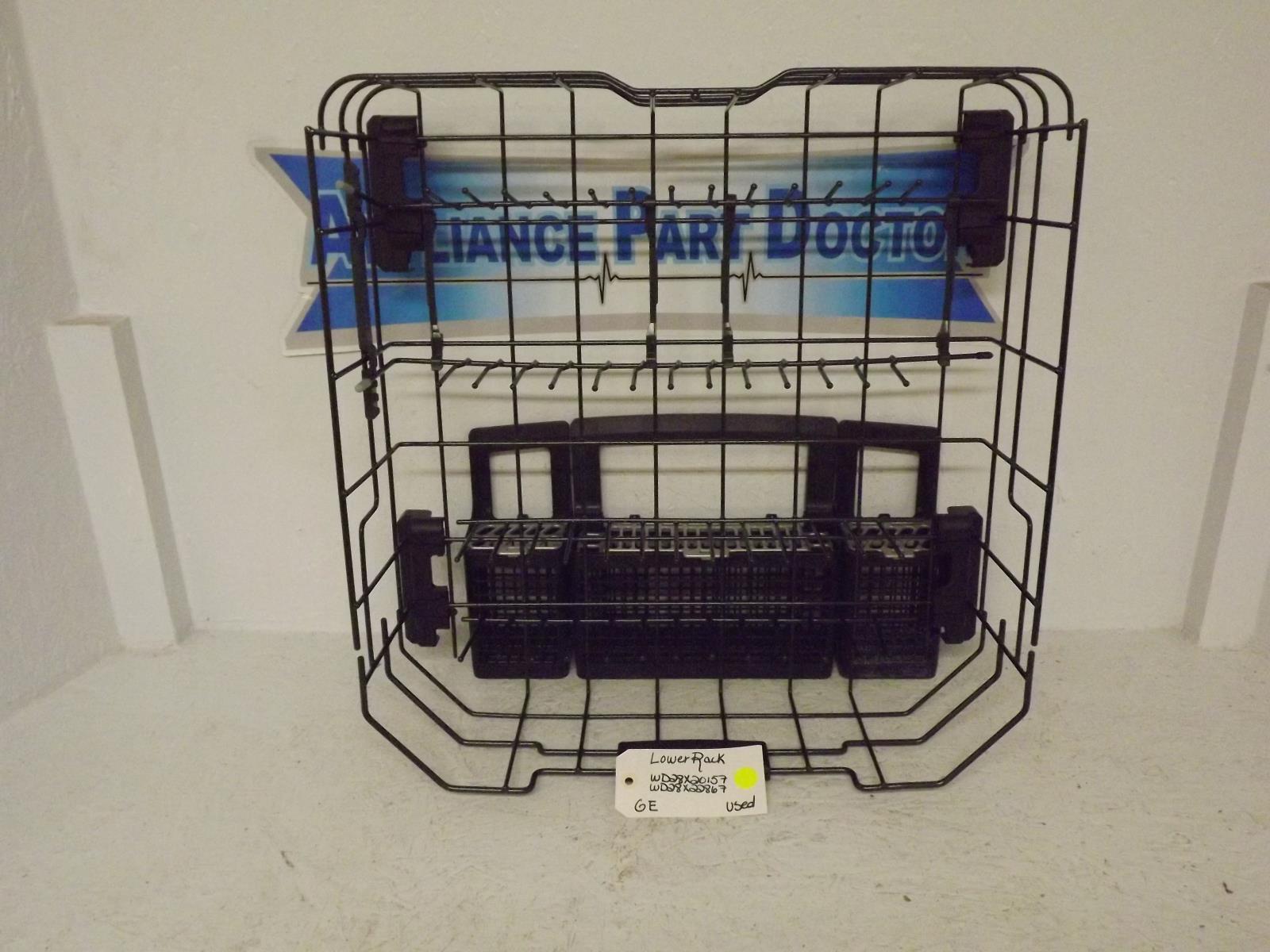 GE Dishwasher WD28X20157 WD28X22867 Lower Rack Used GE Dishwasher WD28X20157 WD28X22867 Lower Rack Used